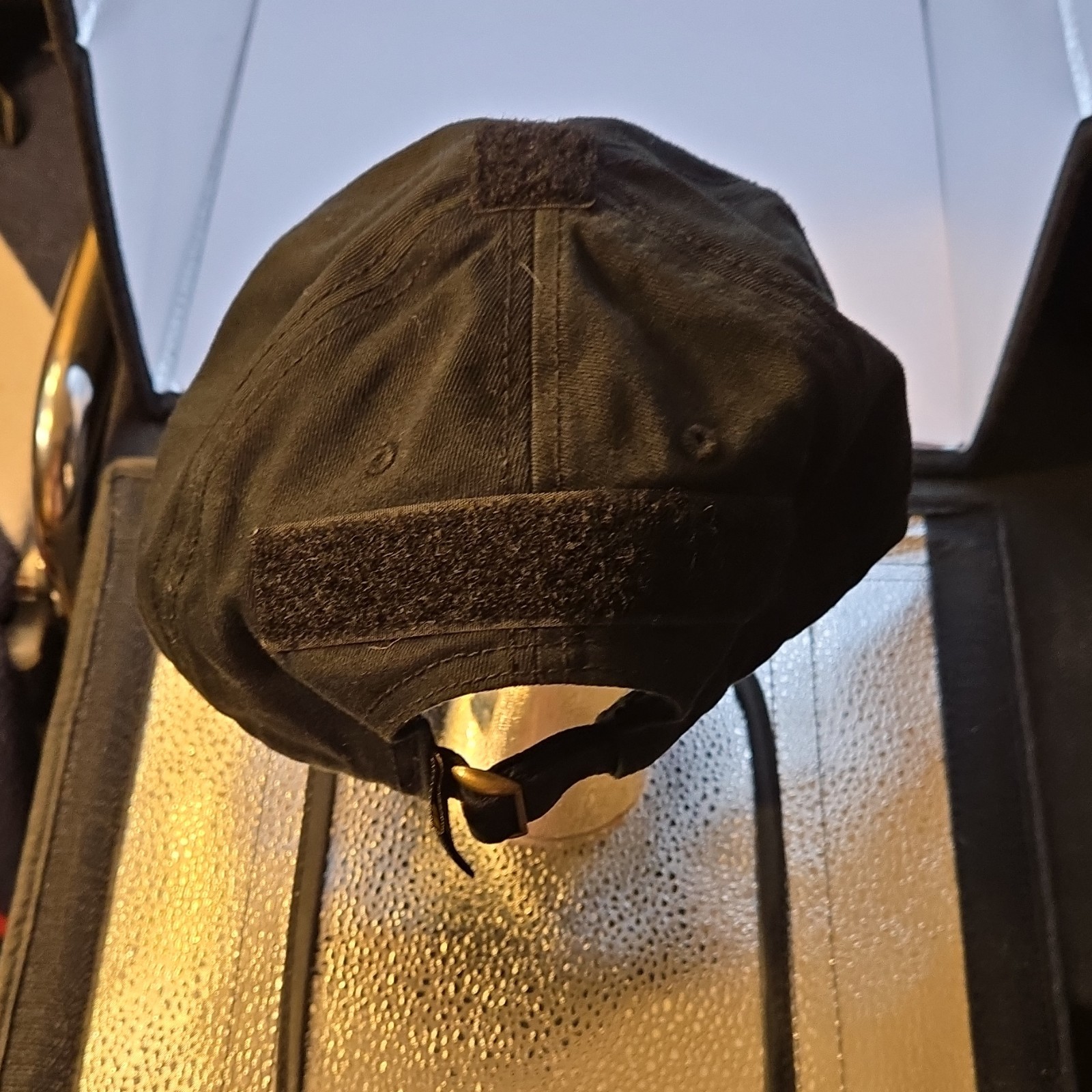 Condor Tactical Ball Cap Black Distressed American Flag Patch One Size TC-002