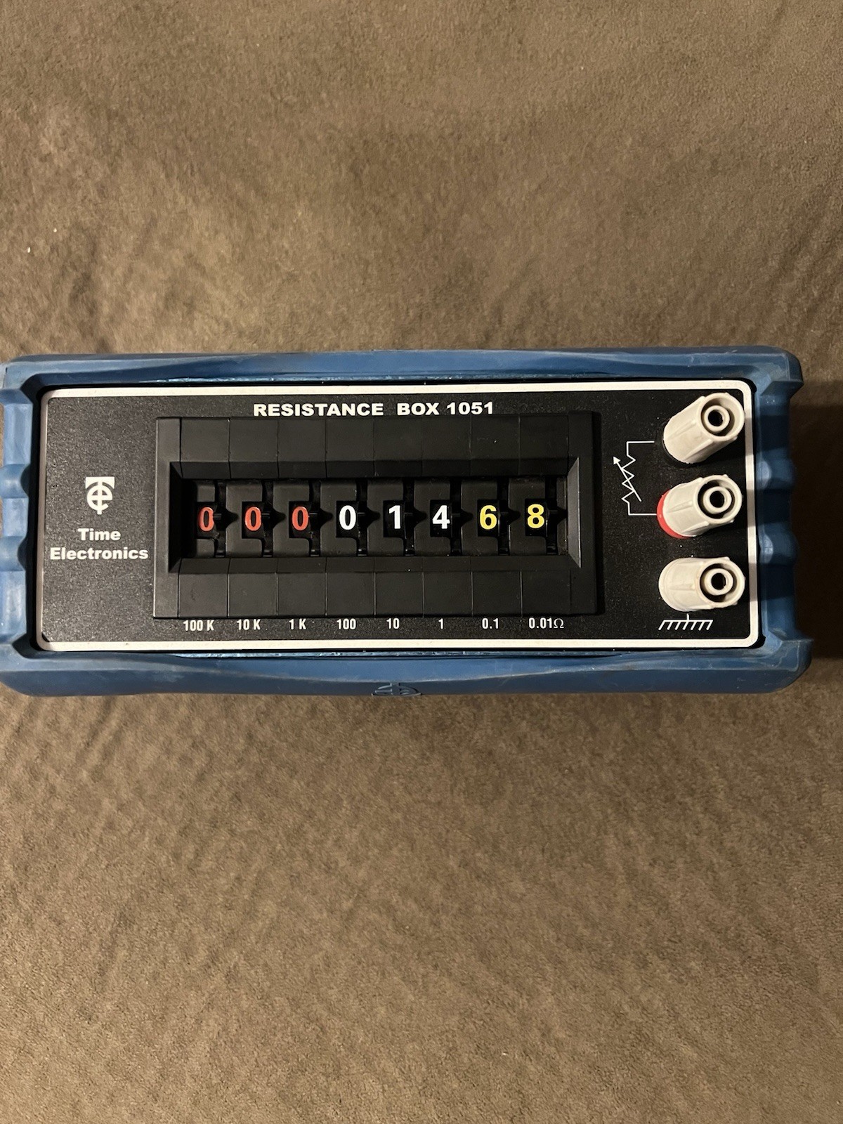 Time Electronics 1051 Resistance Decade Box, 6 Decades, 0.01Ω-1MΩ