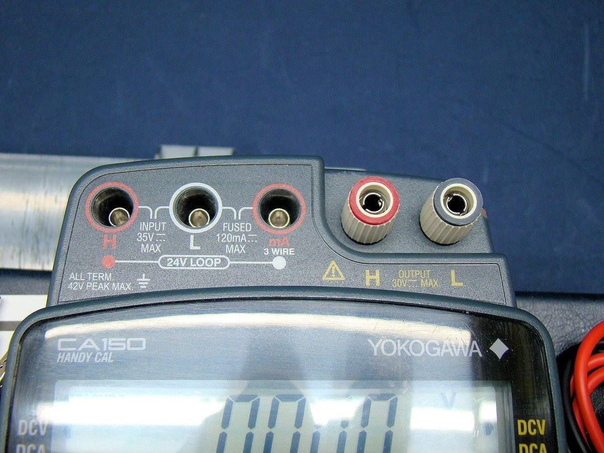 YOKOGAWA CA150 Handy Calibrator Multifunction Process Calibrator w/ RJ Sensor