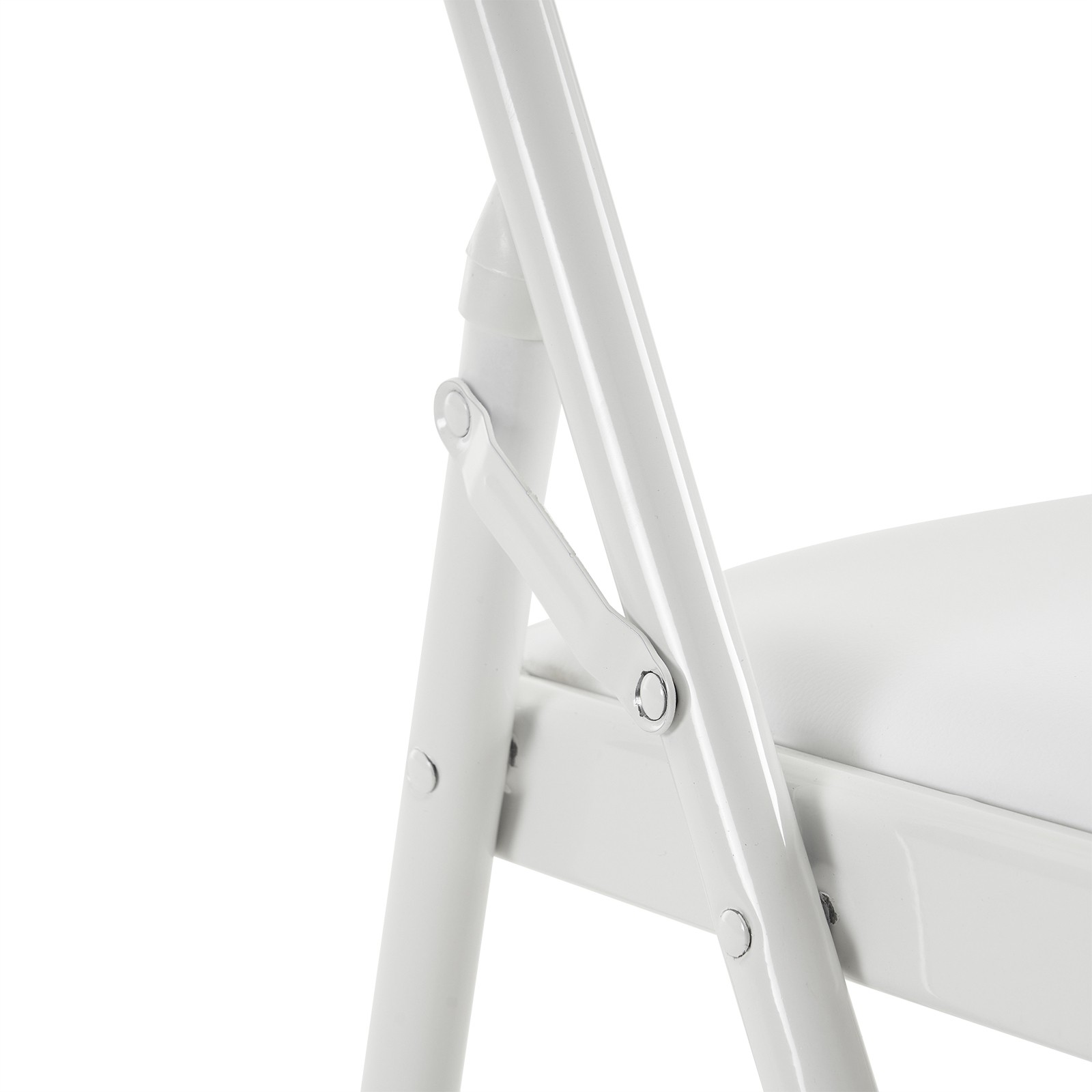 【Old Code：33292149】4pcs Elegant Foldable Iron & PVC Chairs for Convention