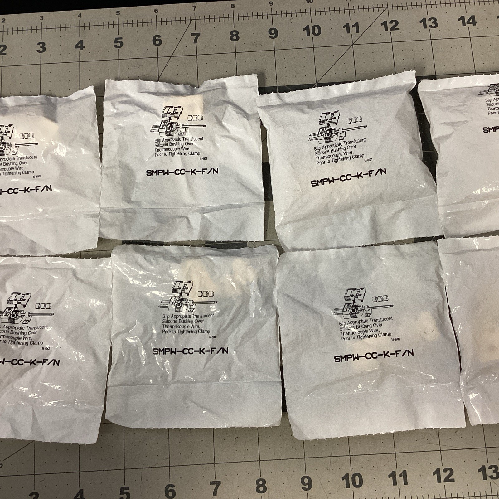 THERMOCOUPLE CONNECTOR SMPW-CC-K-F/N (Lot Of 8)(LPW58B)