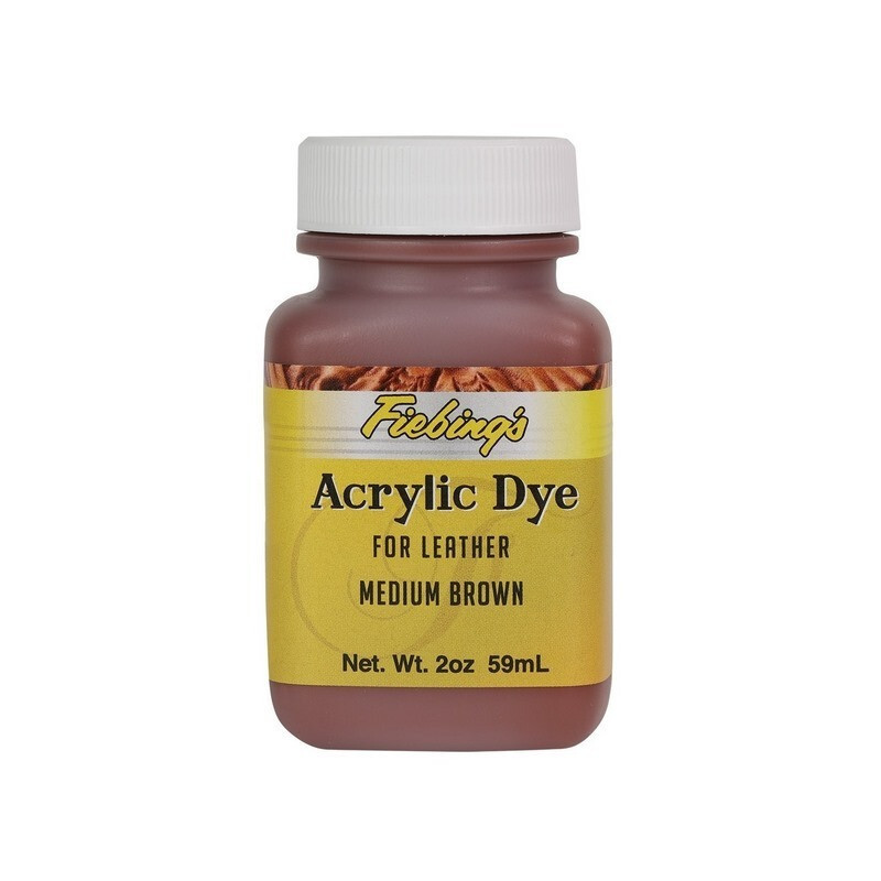 Fiebing's Acrylic Dye Medium Brown