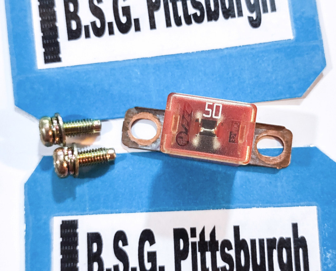 OEM Honda Acura 50A RED Fusible Link Fuse Large 50 amp w/ mounting screws