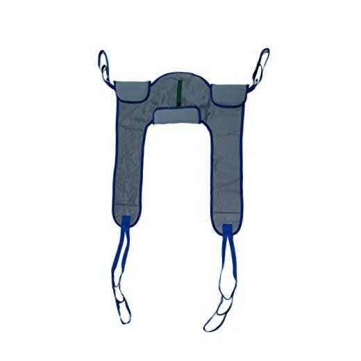 Deluxe Padded Toileting Patient Lift Sling, with Belt, Size (Large), 450lb