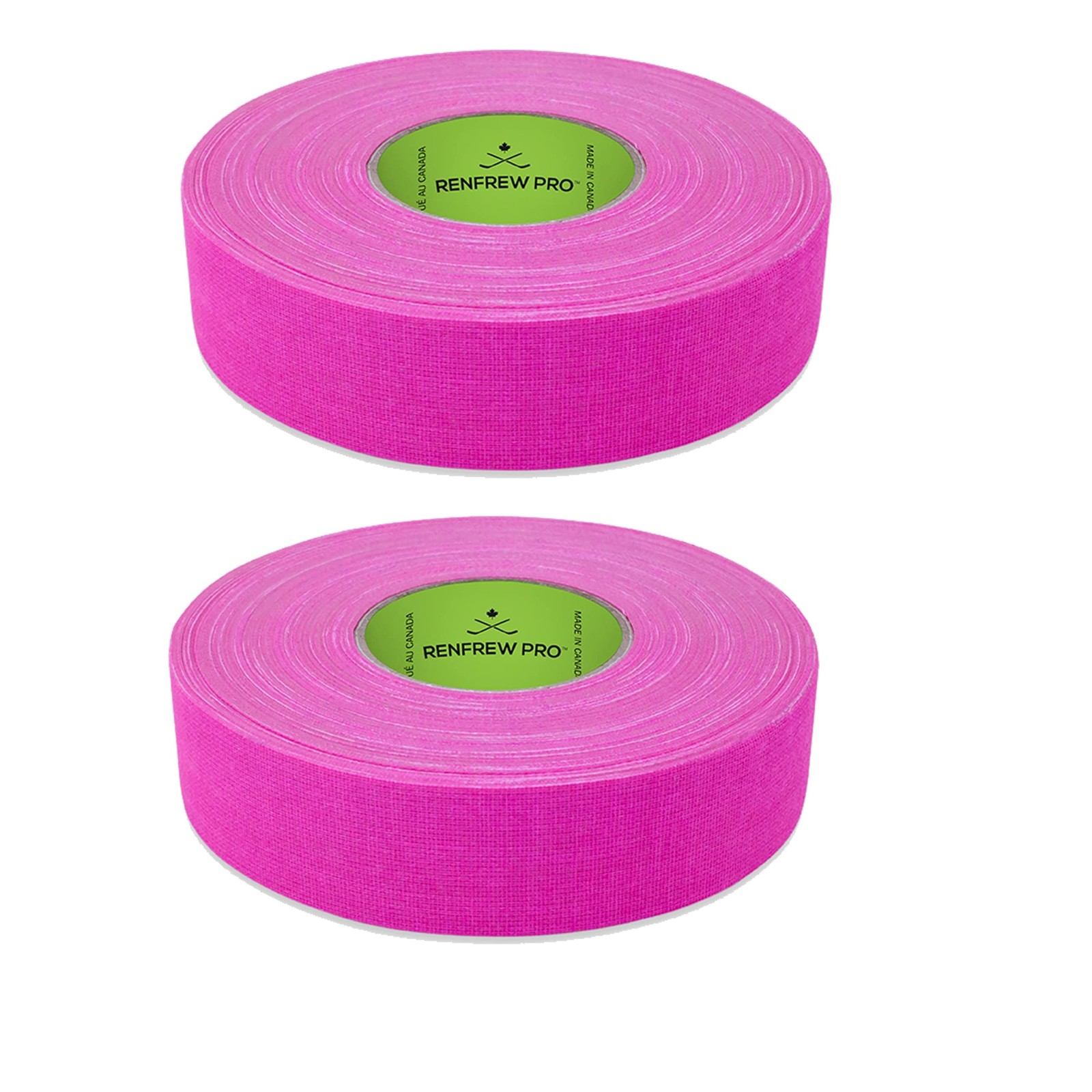 Renfrew Scapa Cloth Hockey Tape 2-Pack, 24mm x 25m Bright Pink