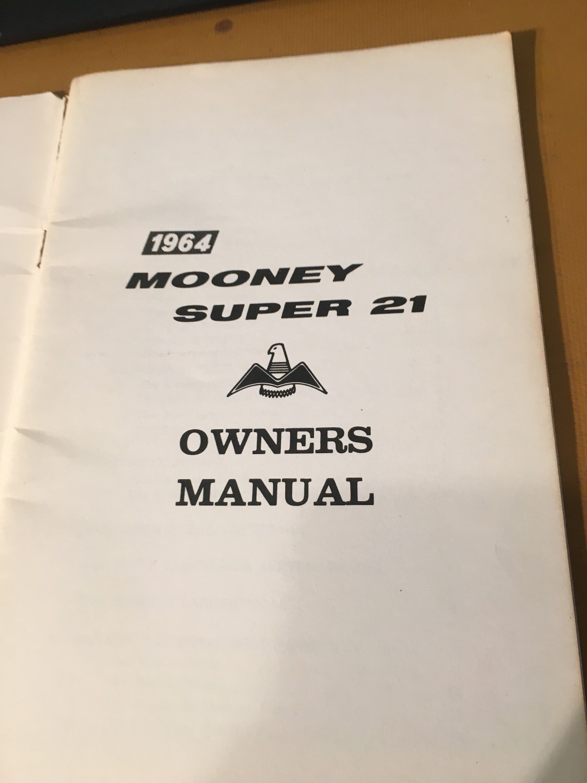 1964 Mooney Super 21 Owner's Manual