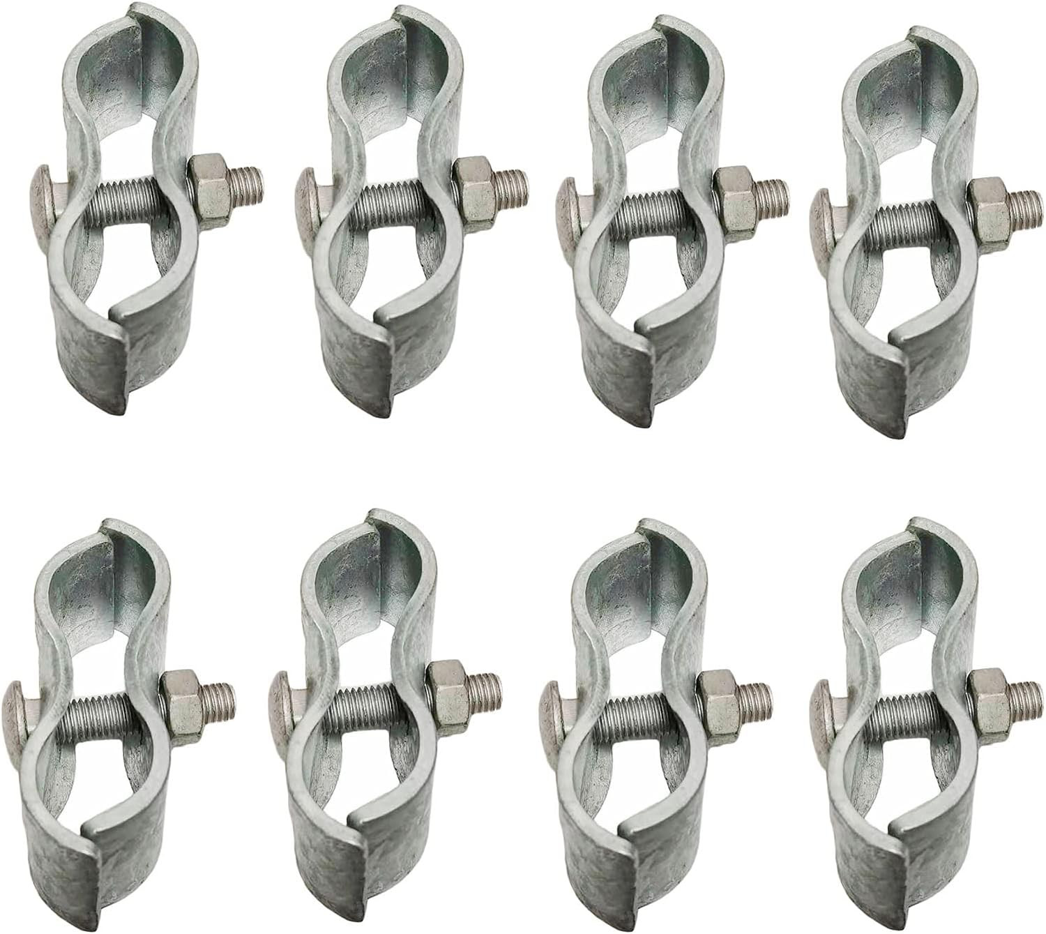 Chain Link Fence Panel Clamps - Dog Kennel Clamps for 1-3/8" Chain Link Fence Pi