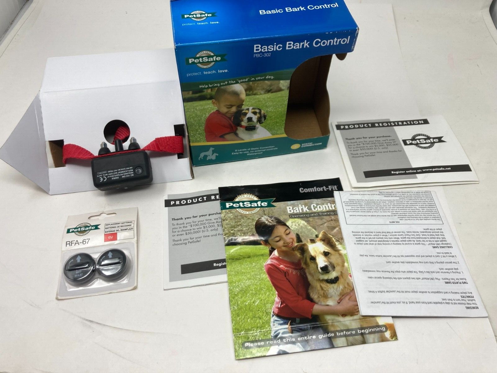 PetSafe PBC-302 Basic Bark Collar - With two new batteries