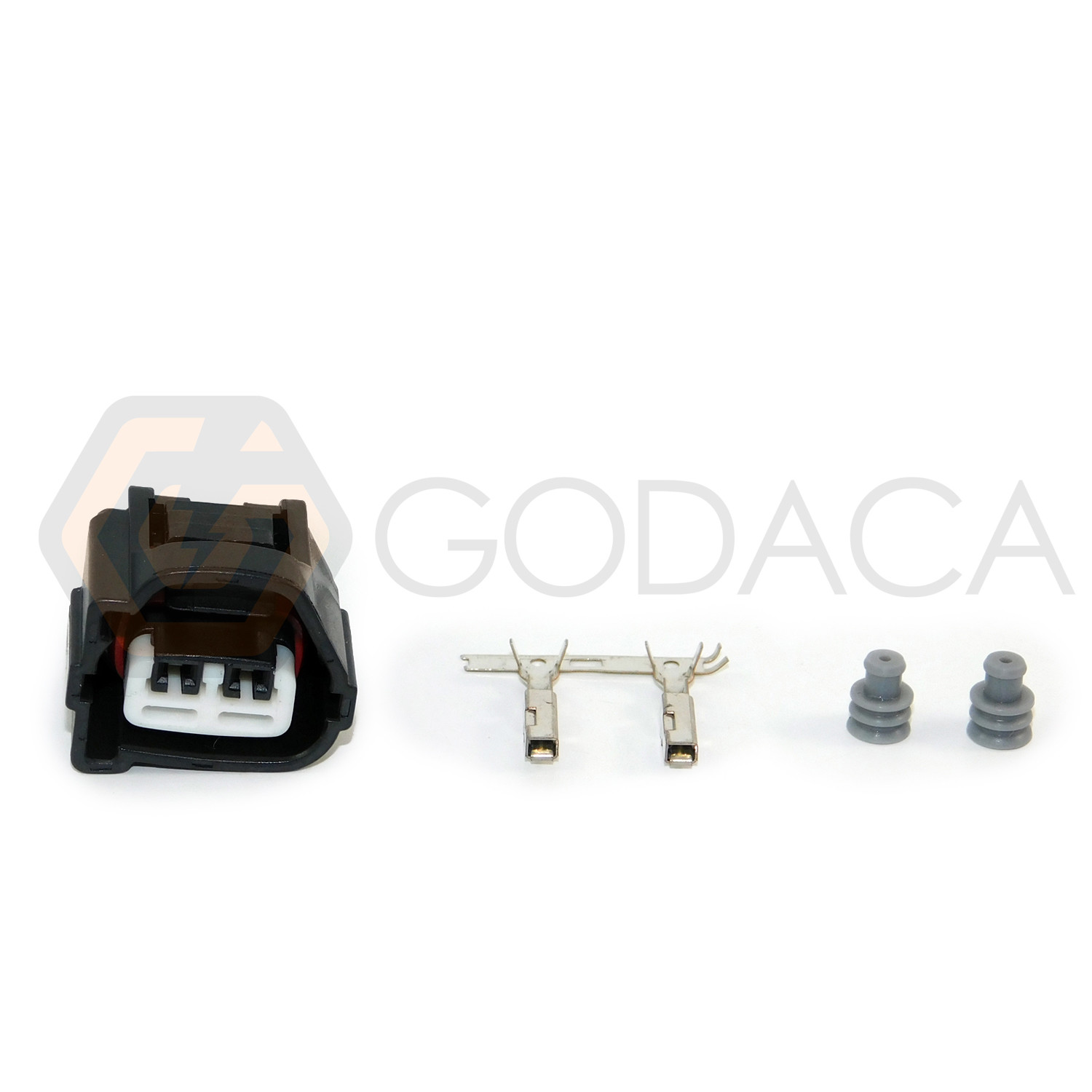 1x Connector 2-way 2 pin for Hyundai Ignition Coil 90980-10899 w/out wire