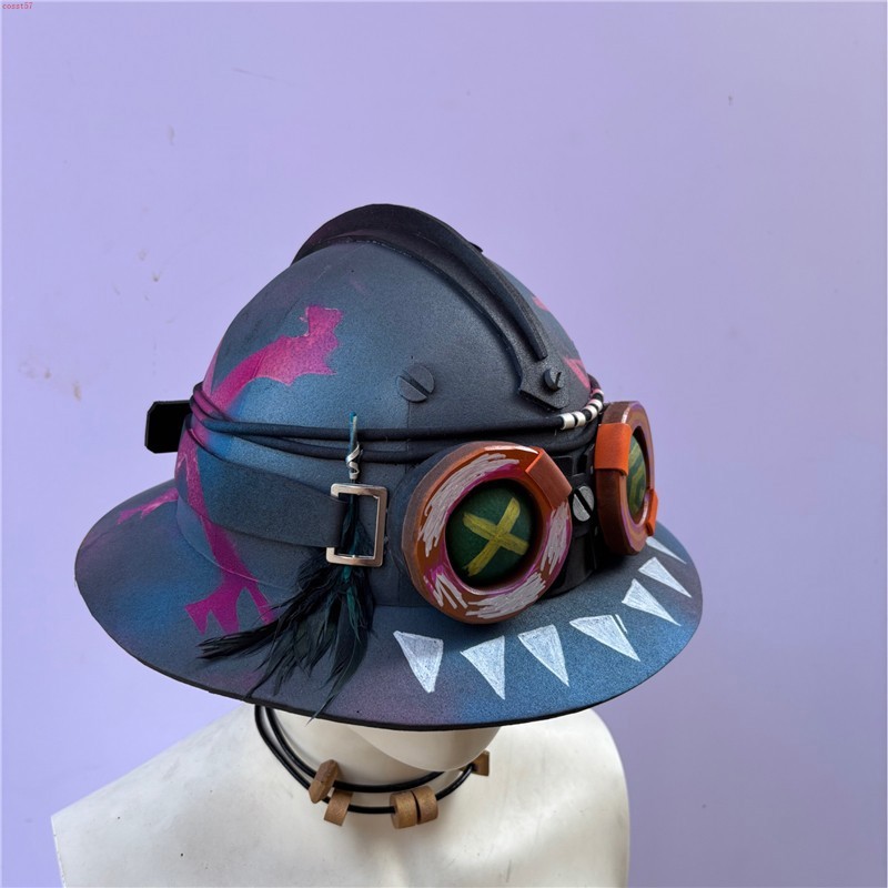 New Arcane: League of Legends Isha Cosplay Prop Graffiti Hat Wearable Customize