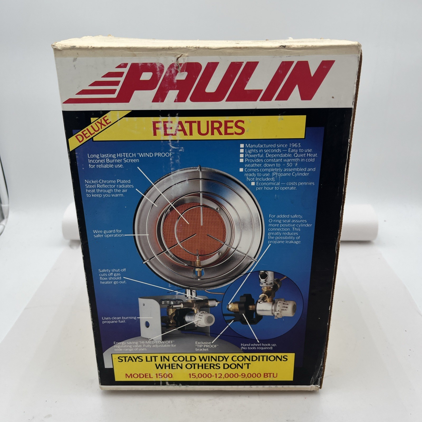 Paulin Outdoor Infra-Red Heater | Model: 1000plus, 1500 and 1500-EZ Nice Shape