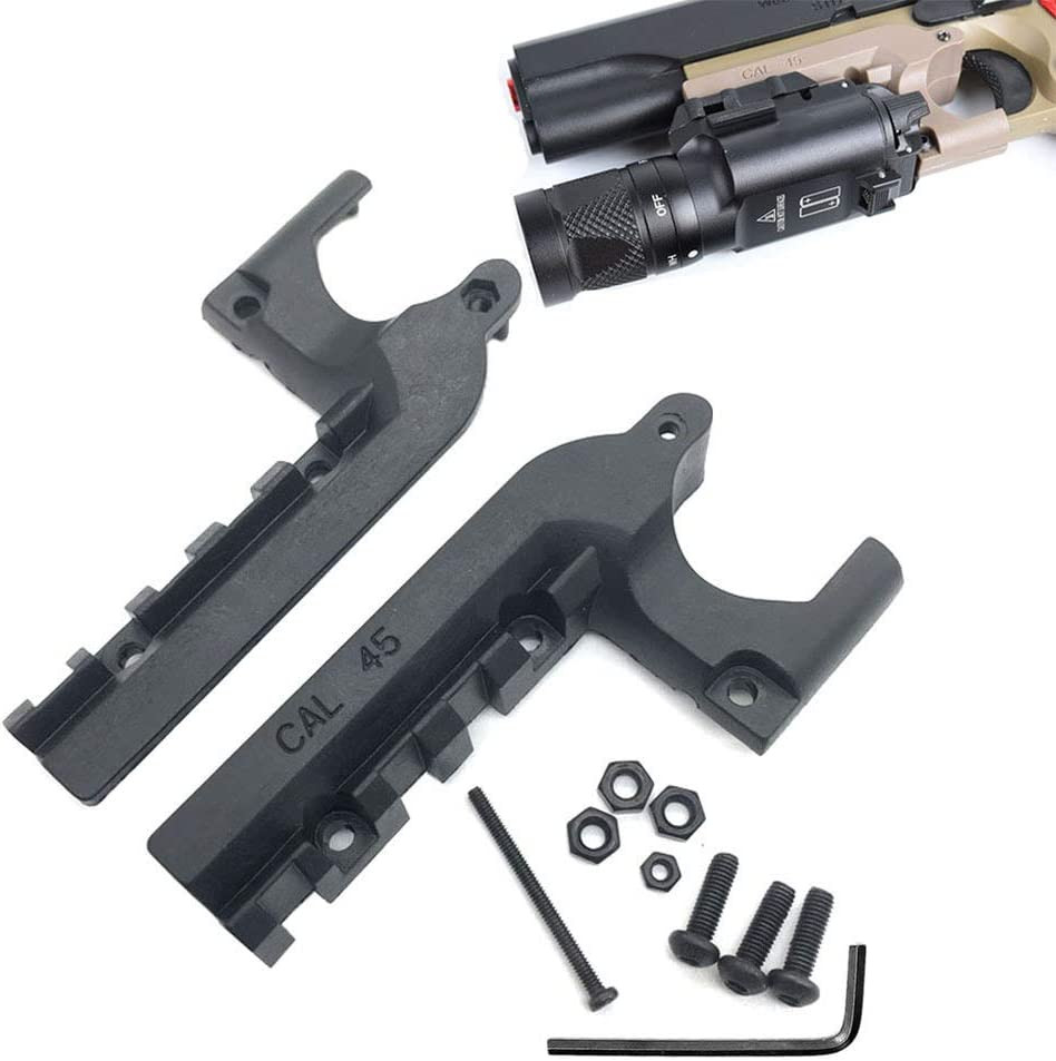 1911 Picatinny Rail Adapter Mount, 20Mm under Rail Laser Flashlight Mount