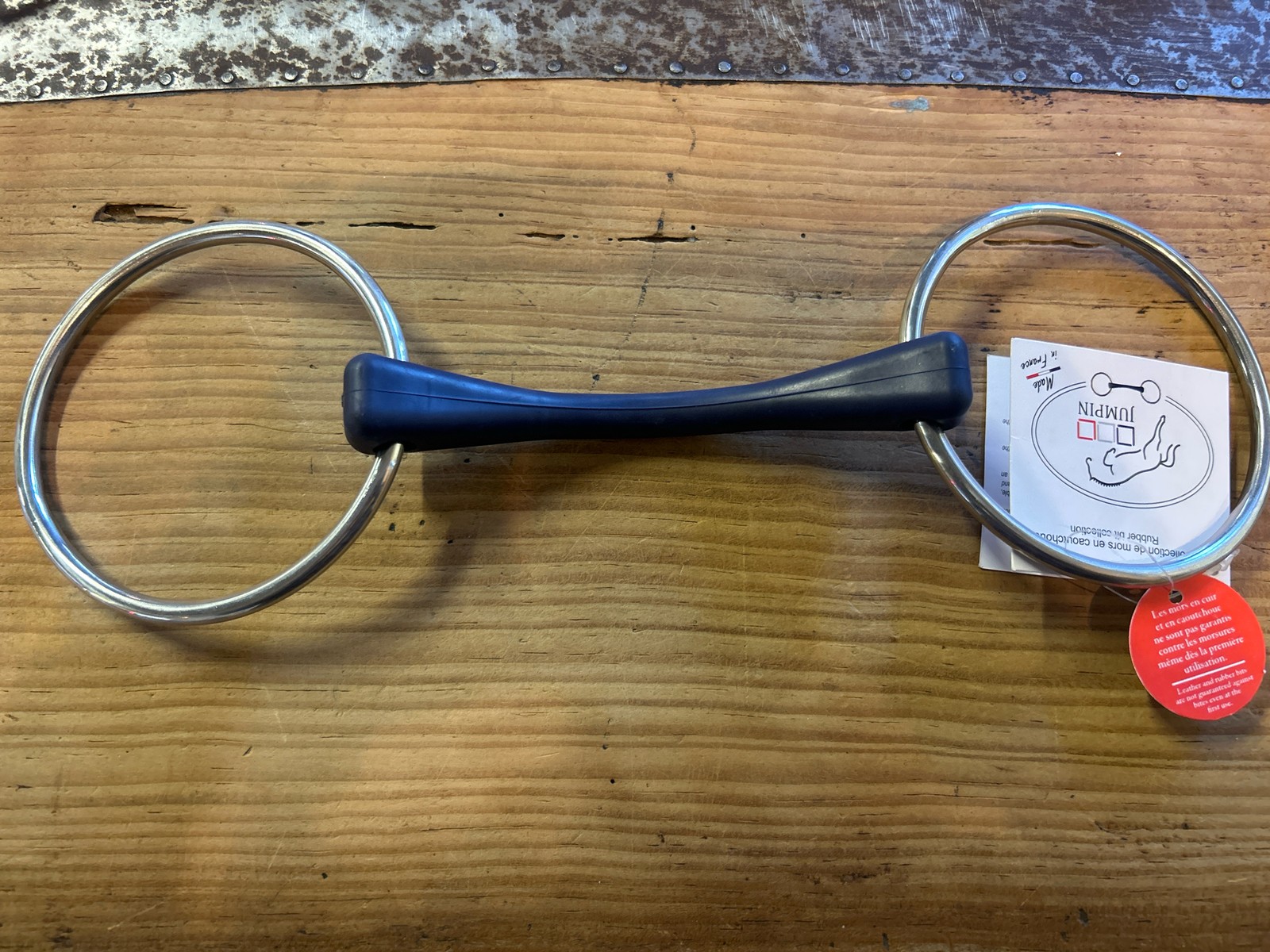 Jump'In Loose Ring Rubber Mullen Bit