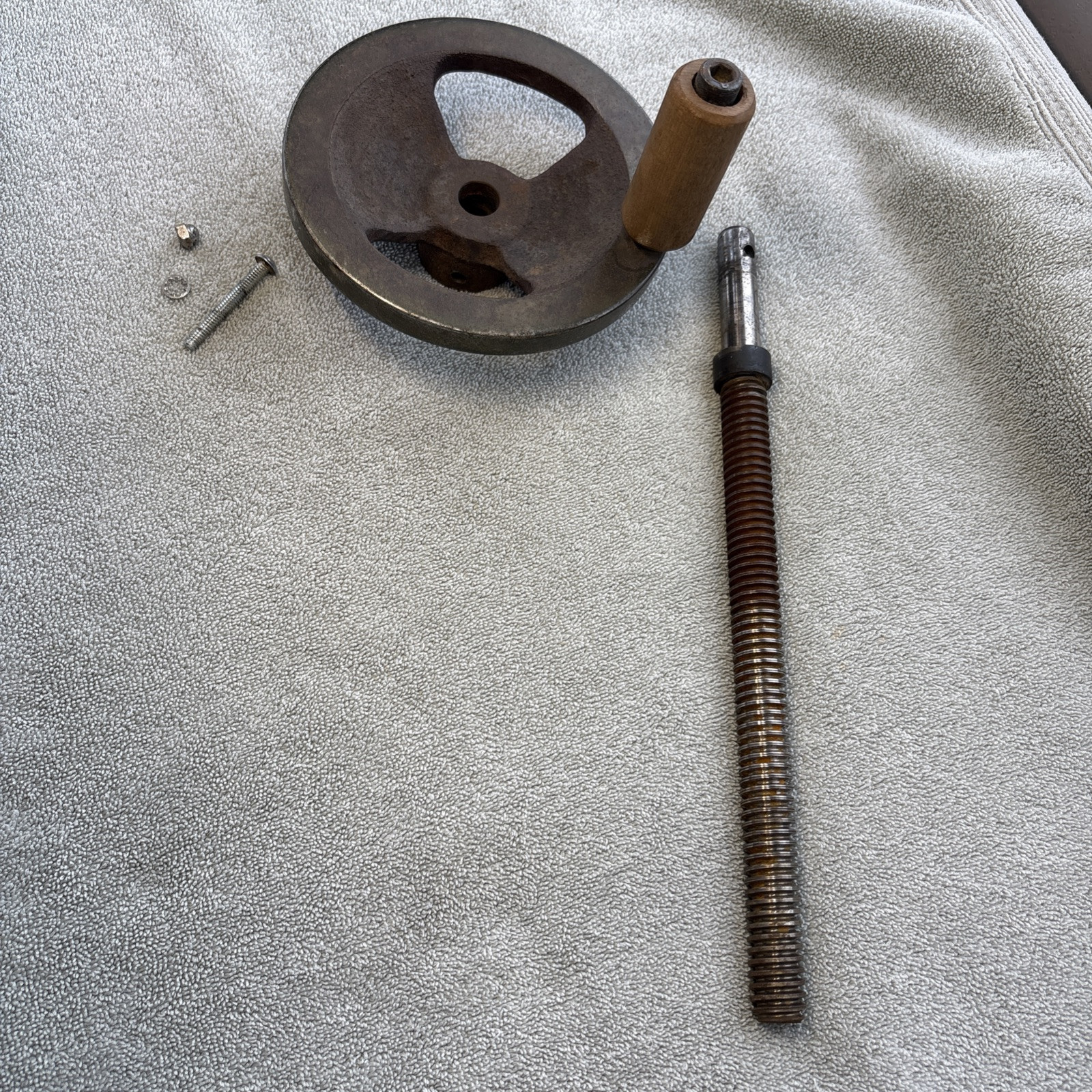 Holz Her ET117 Elevation / Thickness Crank With Worm Screw.