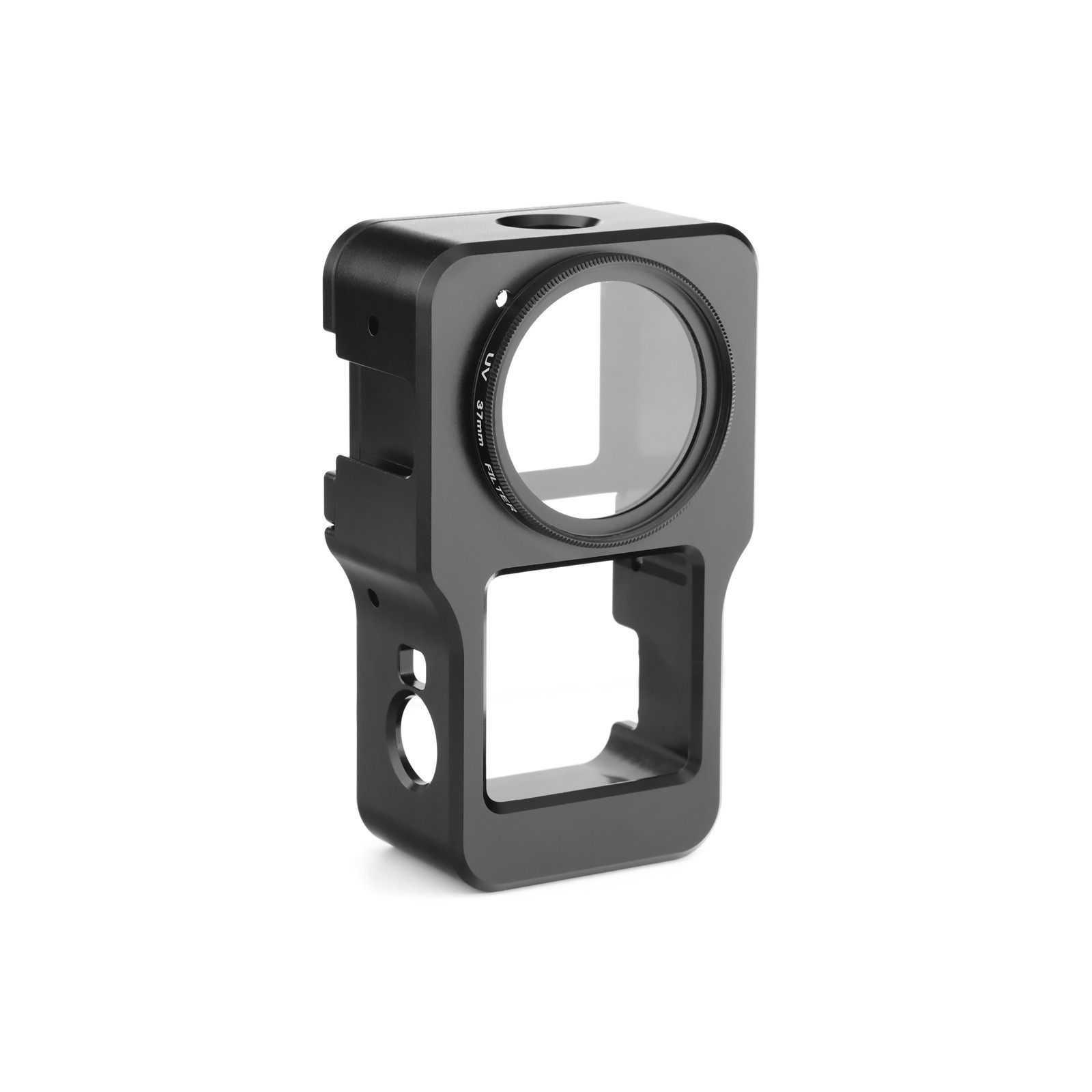 Camera Protective Frame Cover+UV Filter+Lens Cover+Adapter Set For DJI Action 2.