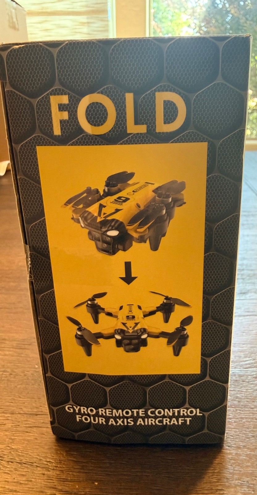 B9 Four Axis Yellow Smart Drone with case