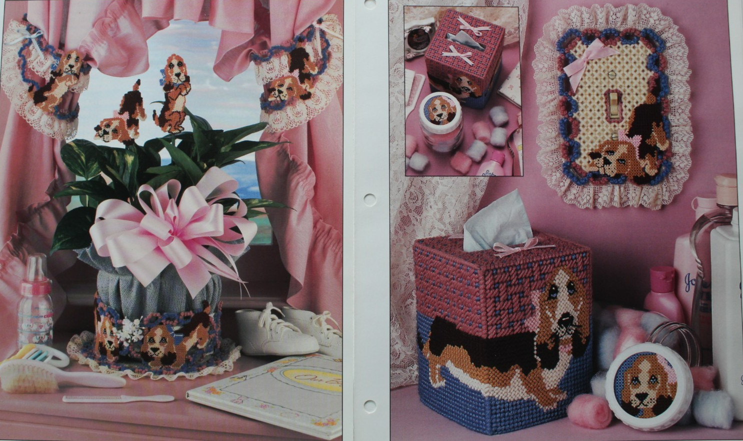 Country Hounds Plastic Canvas Patterns Annies Club HomeDecor