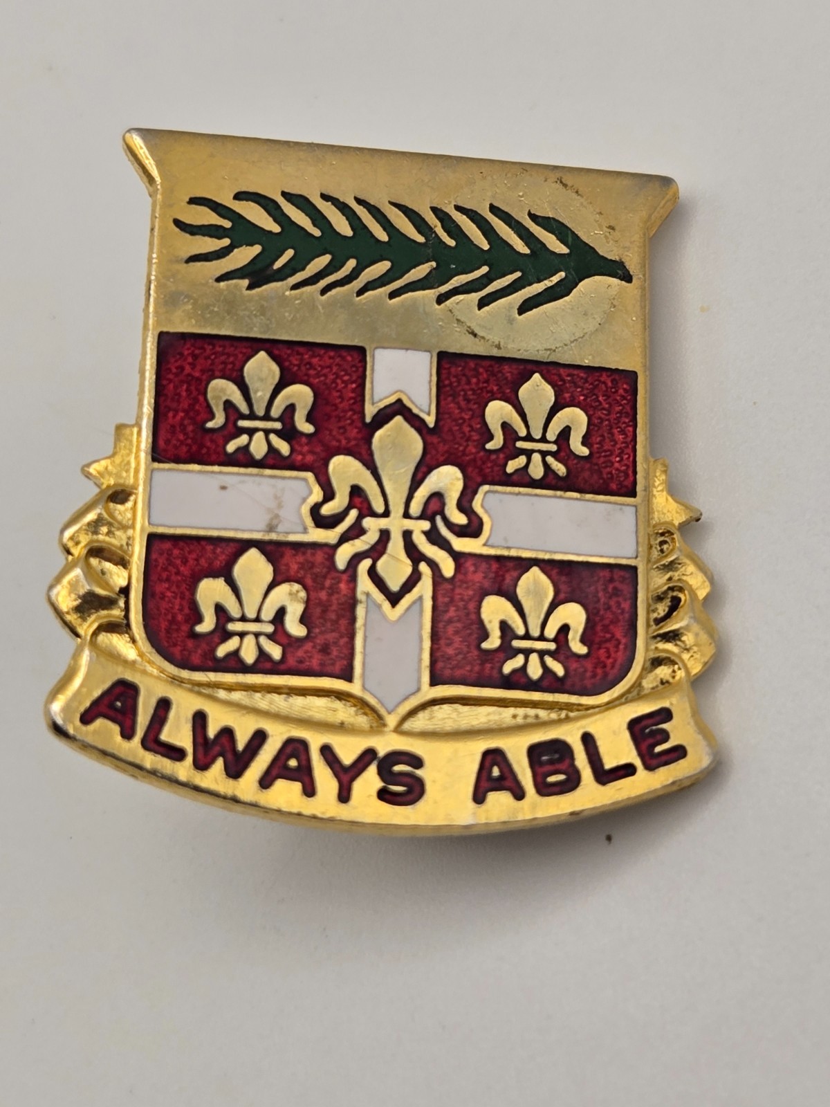 Vintage Army DUI Pin - "Always Able" 709th Maintenance Battalion