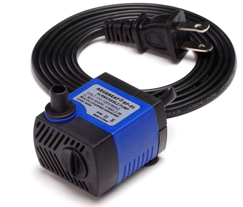 Submersible Water Pump, 80GPH Fountain Pump, Small Water Pump, Aquarium Pump