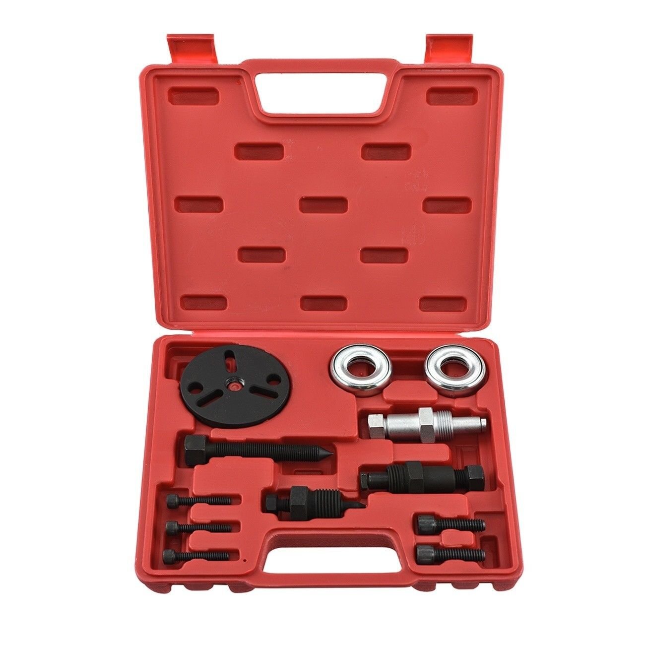 18pc A/C Compressor Clutch Hub Remover Kit GM Ford Chrysler Sanden DKS Puller