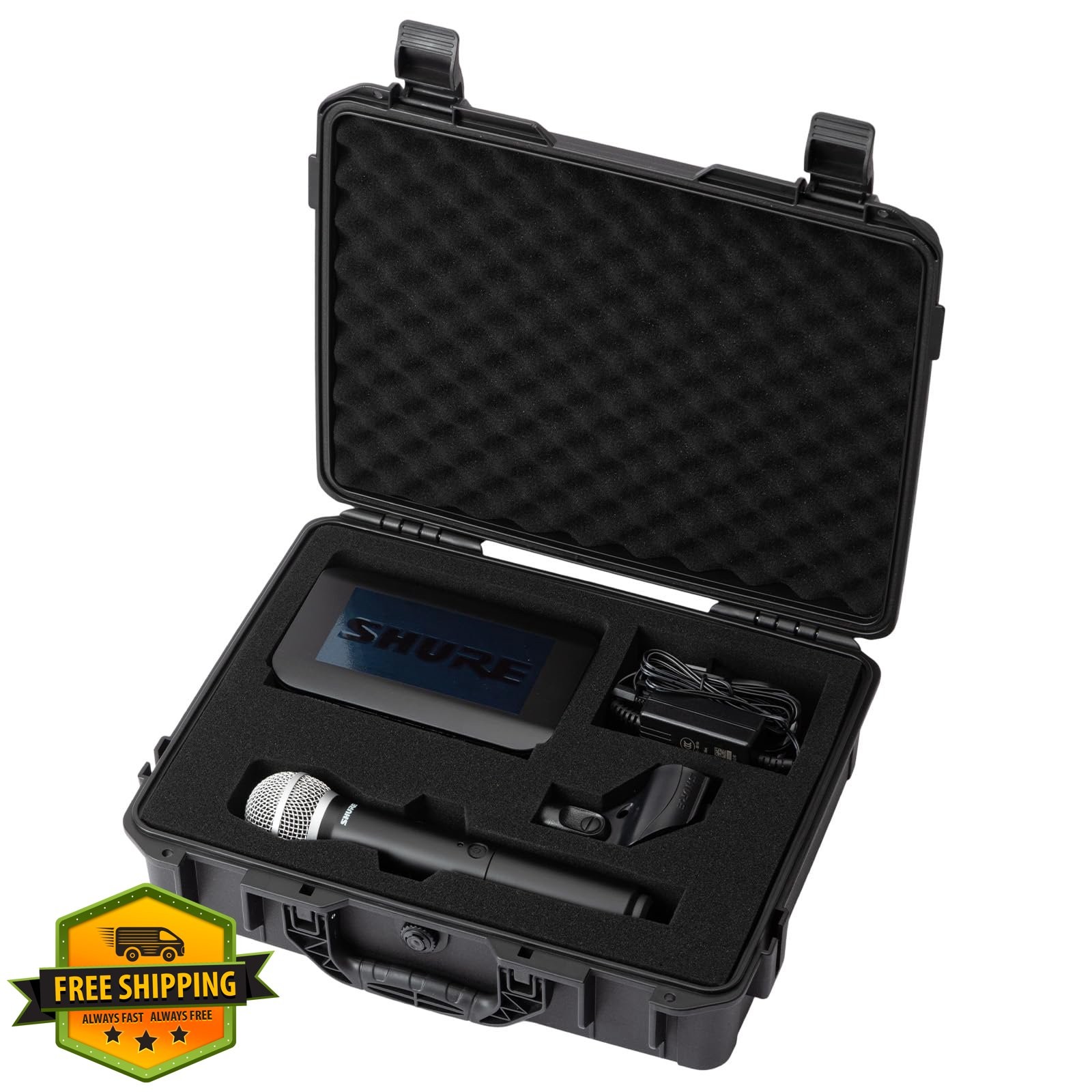 Tankenlid Wireless Mic Case Shure BLX24 PG58 BETA58A Receiver