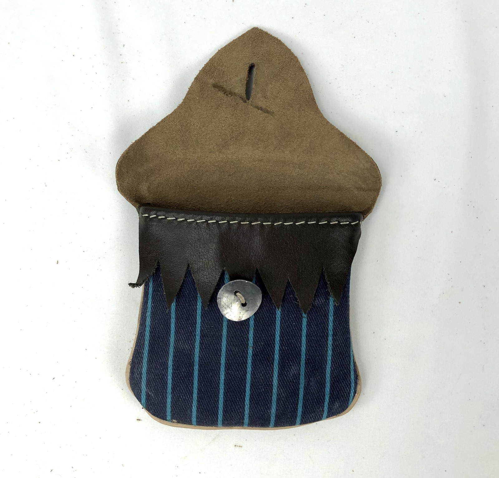 Canvas and Leather Ball Pouch