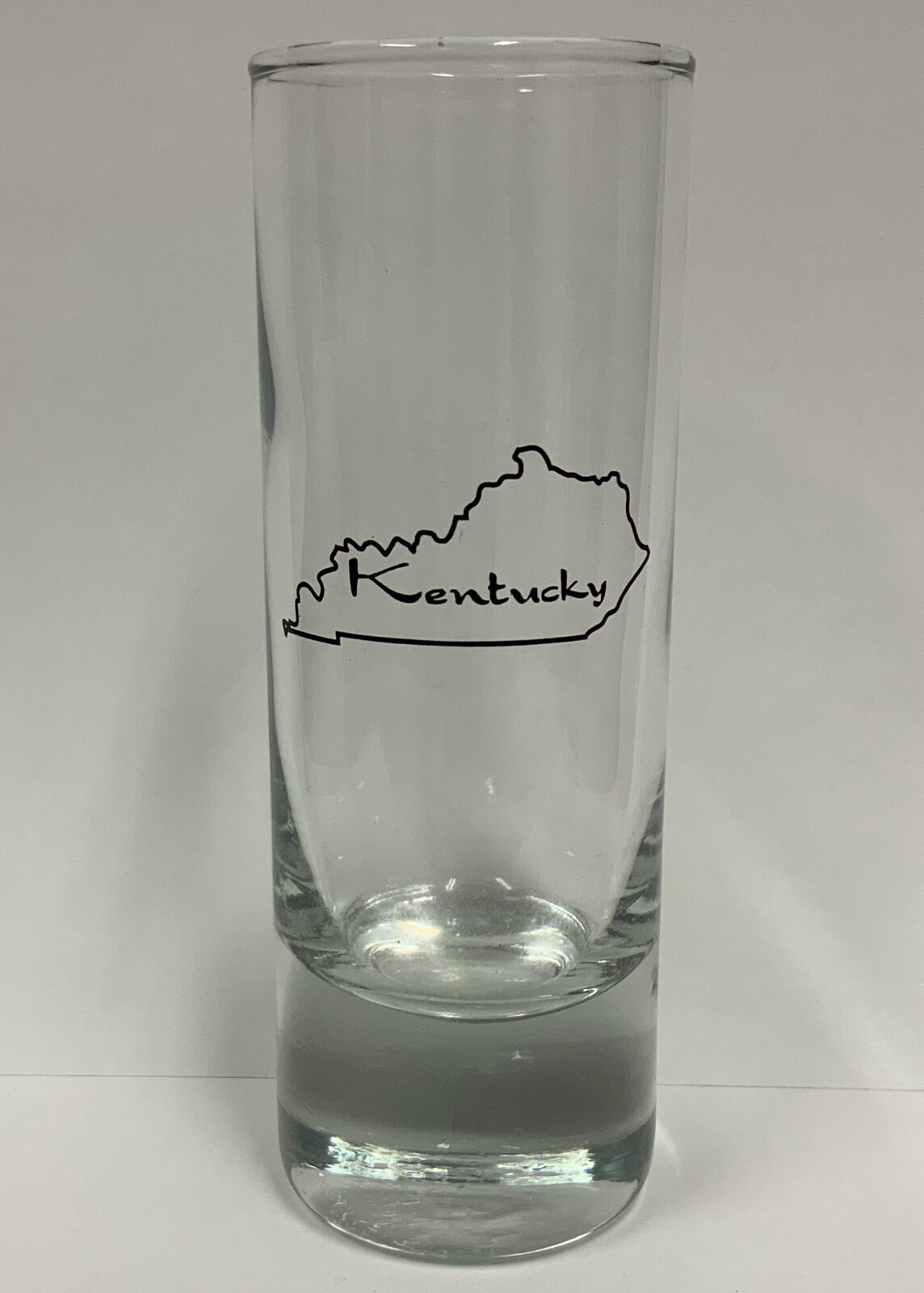 Kentucky State Shape Tall Shot Glass