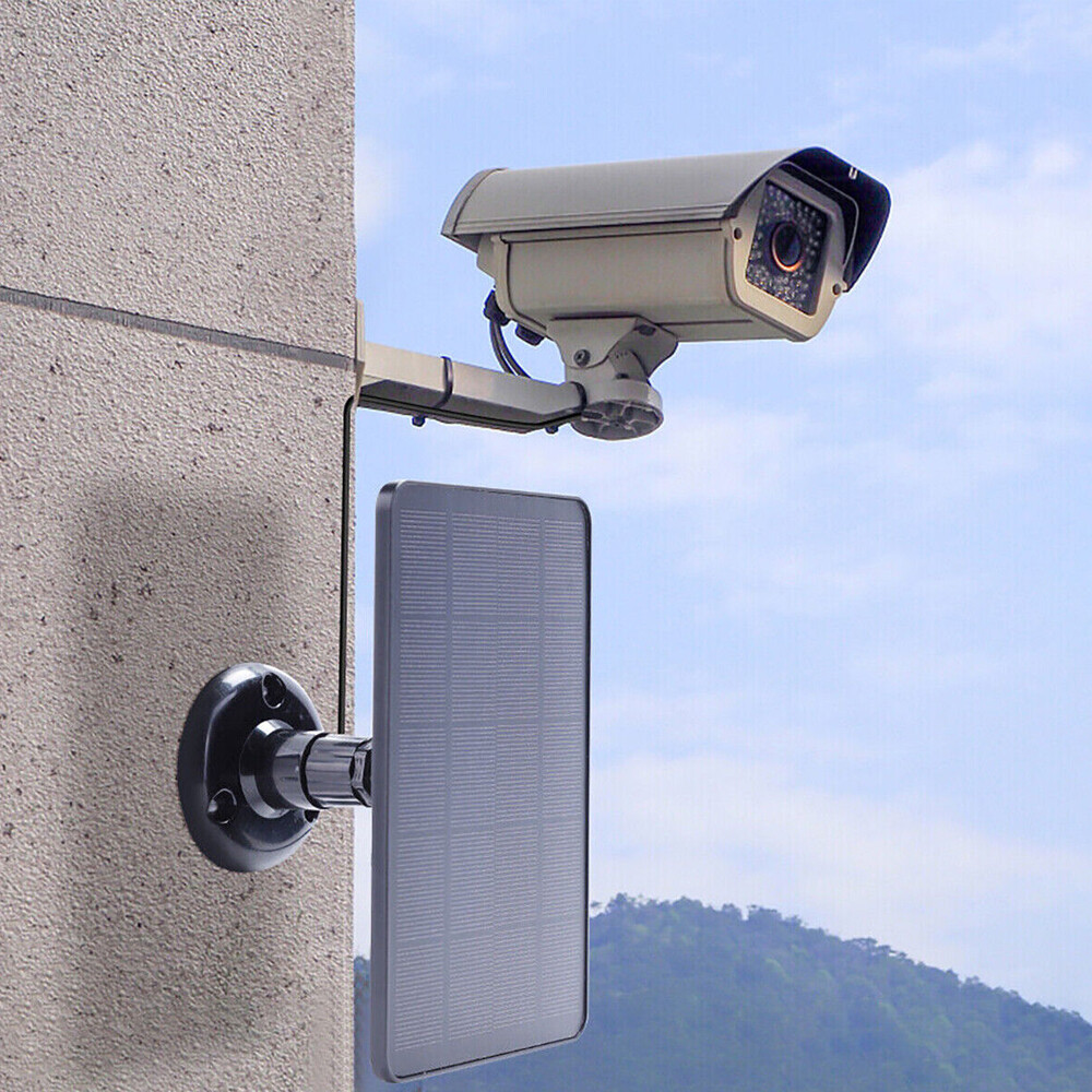 4W USB Solar Panel for Security Camera for Rechargeable Battery Powered Camera