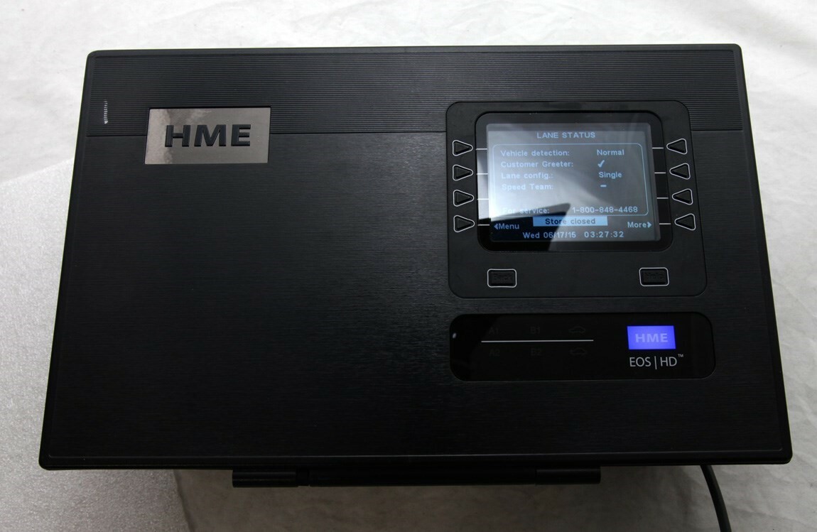 HME EOS HD High Definition Audio Drive Thru Wireless Intercom Base 6200 +AC Cord