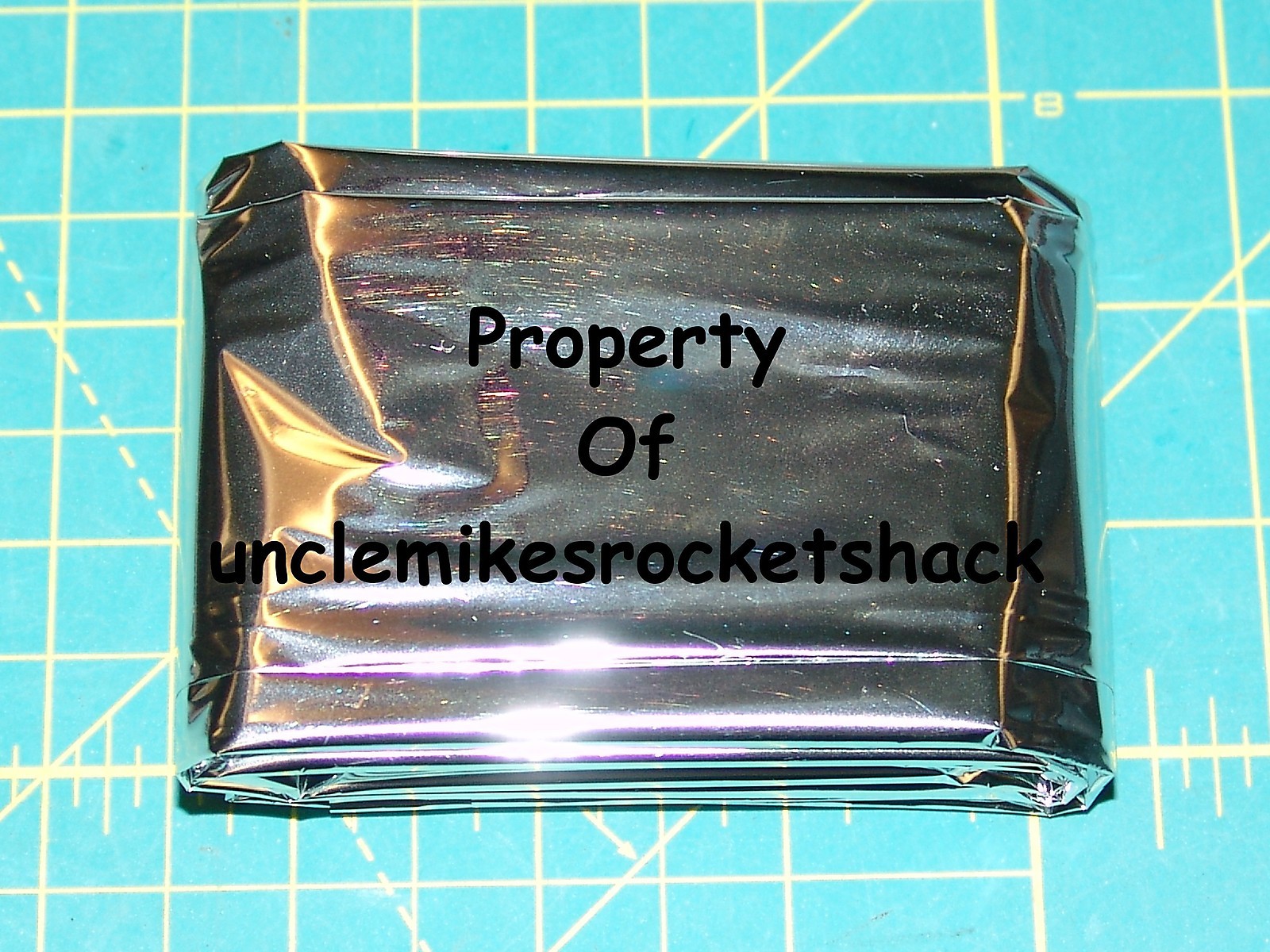 Parachute Material Sheet Mylar 53"x 84" Silver Colored