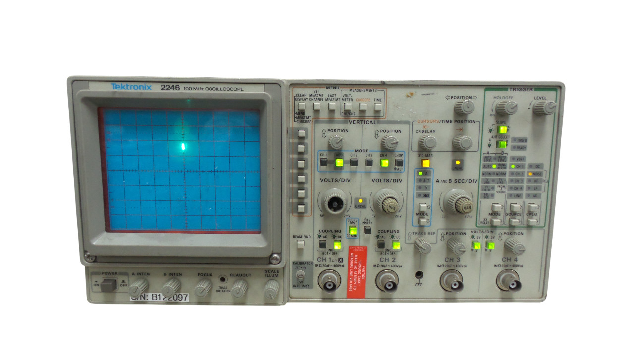 TEKTRONIX 2246 MOD A 100MHz Oscilloscope - Free Shipping