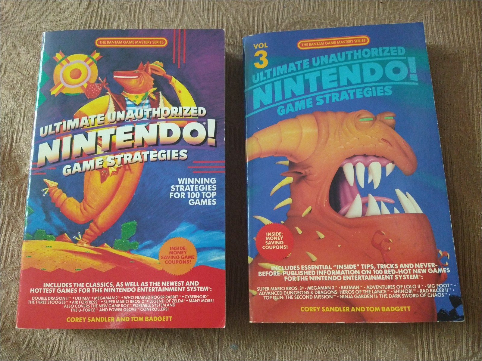 Ultimate Unauthorised Nintendo Game Strategies Vol 1 & 3 by Bantam - Good Shape