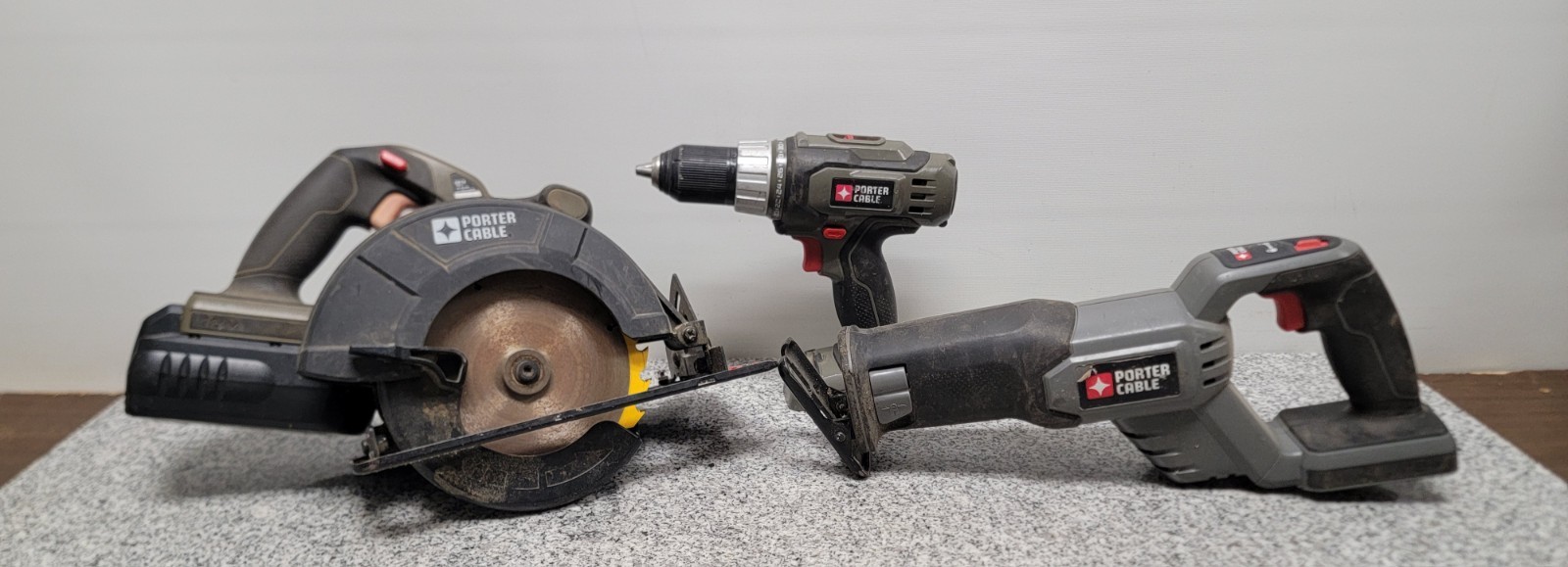 Porter Cable 18V NiCD Cordless Power Tool Combo Set