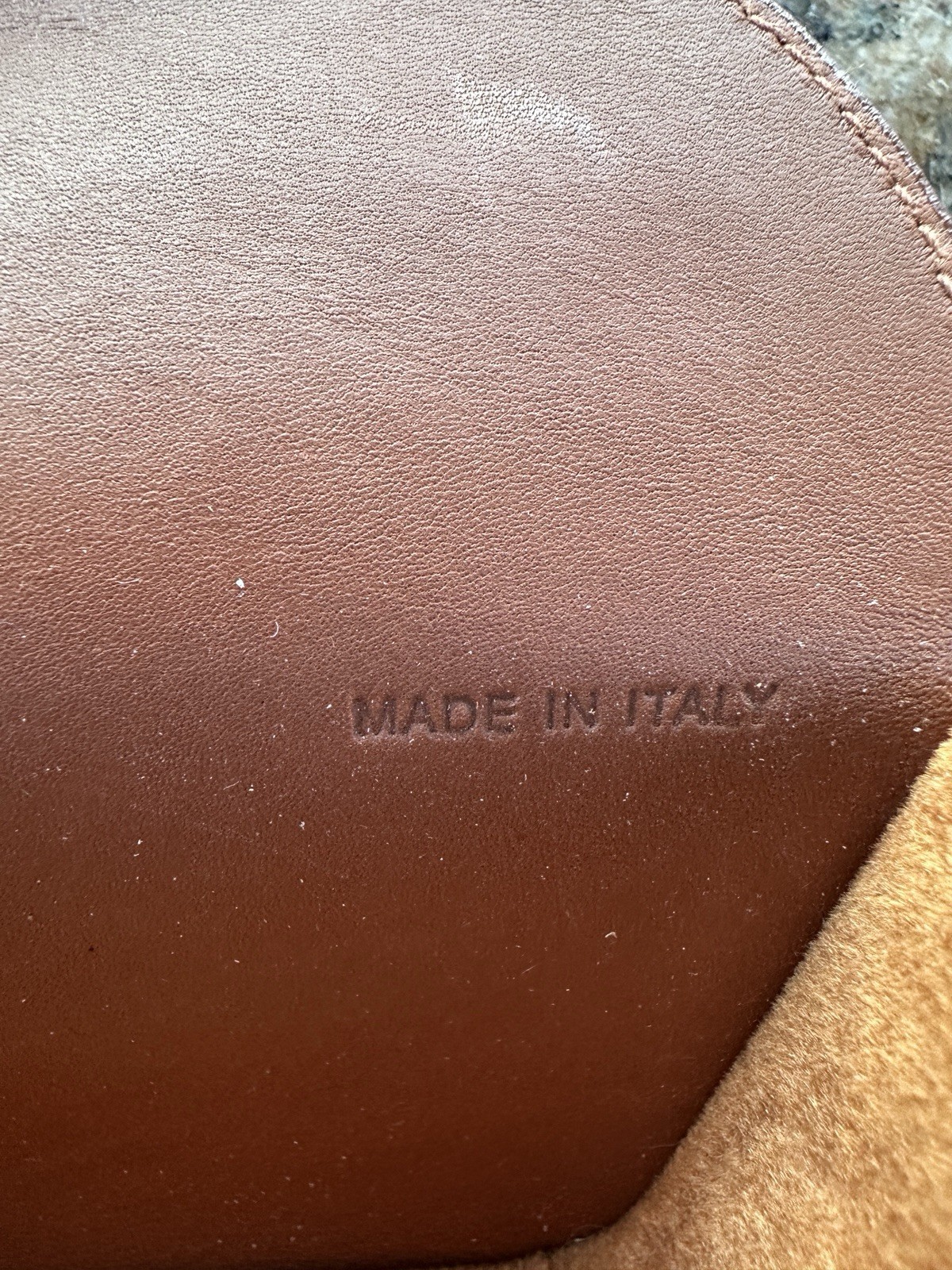Ralph Lauren Purple Label Sunglasses Hard/soft Case Cognac Authentic