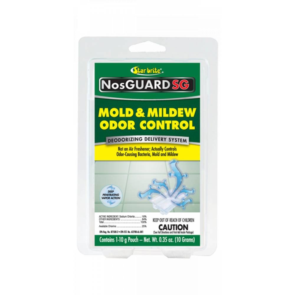 Star brite 122010 NosGuard SG Mold and Mildew Odor Control, 10g Pouch