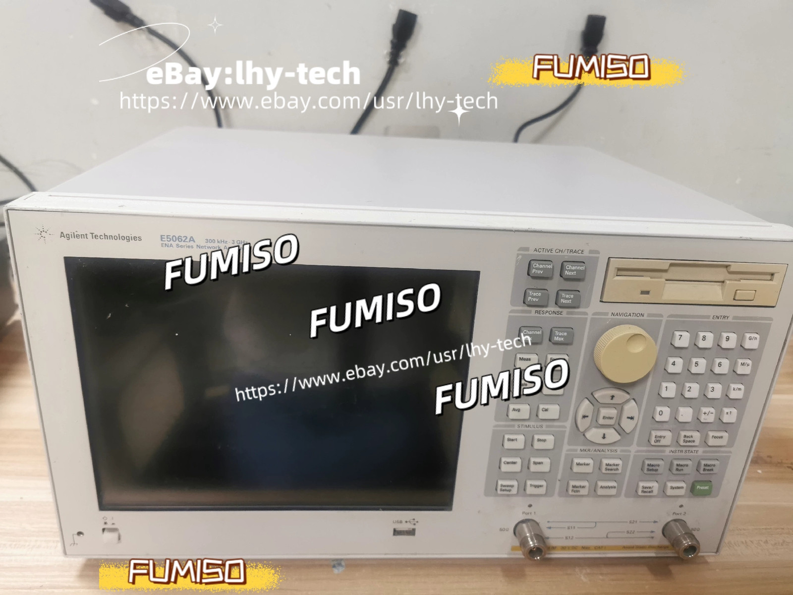 KEYSIGHT / Agilent E5062A 300kHz-3GHz Vector network Analyzer/&lhy