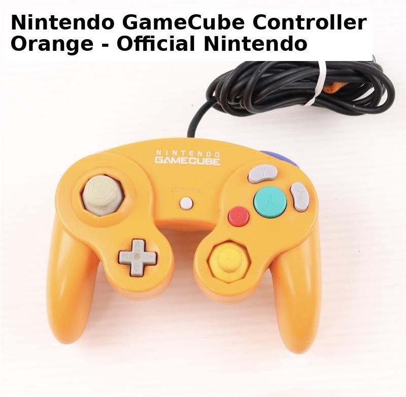 Nintendo GameCube Controller Spice Orange Official OEM DOL-003 Tested Japan