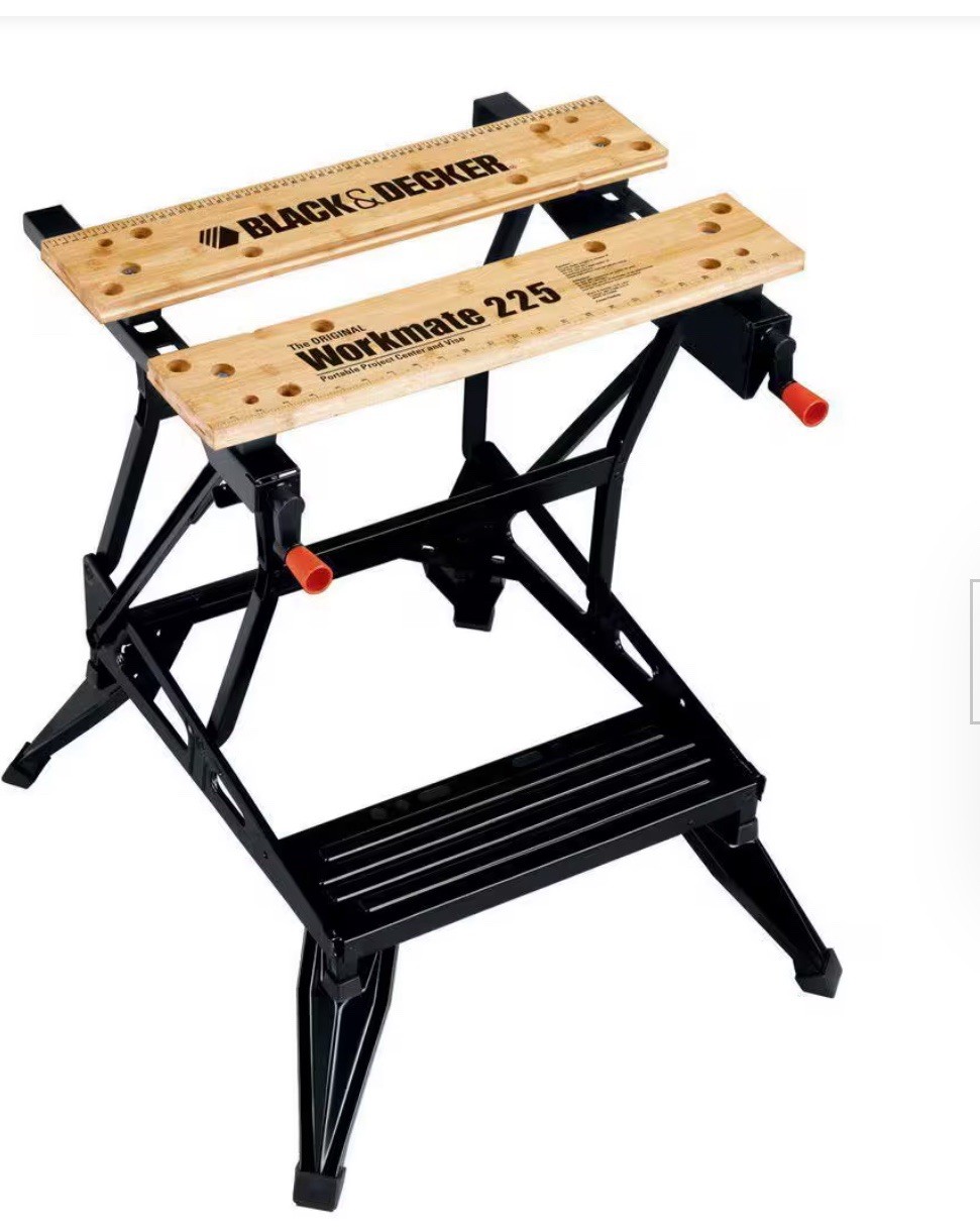 BLACK+DECKER Portable Work Bench and Vise (WM225-A)