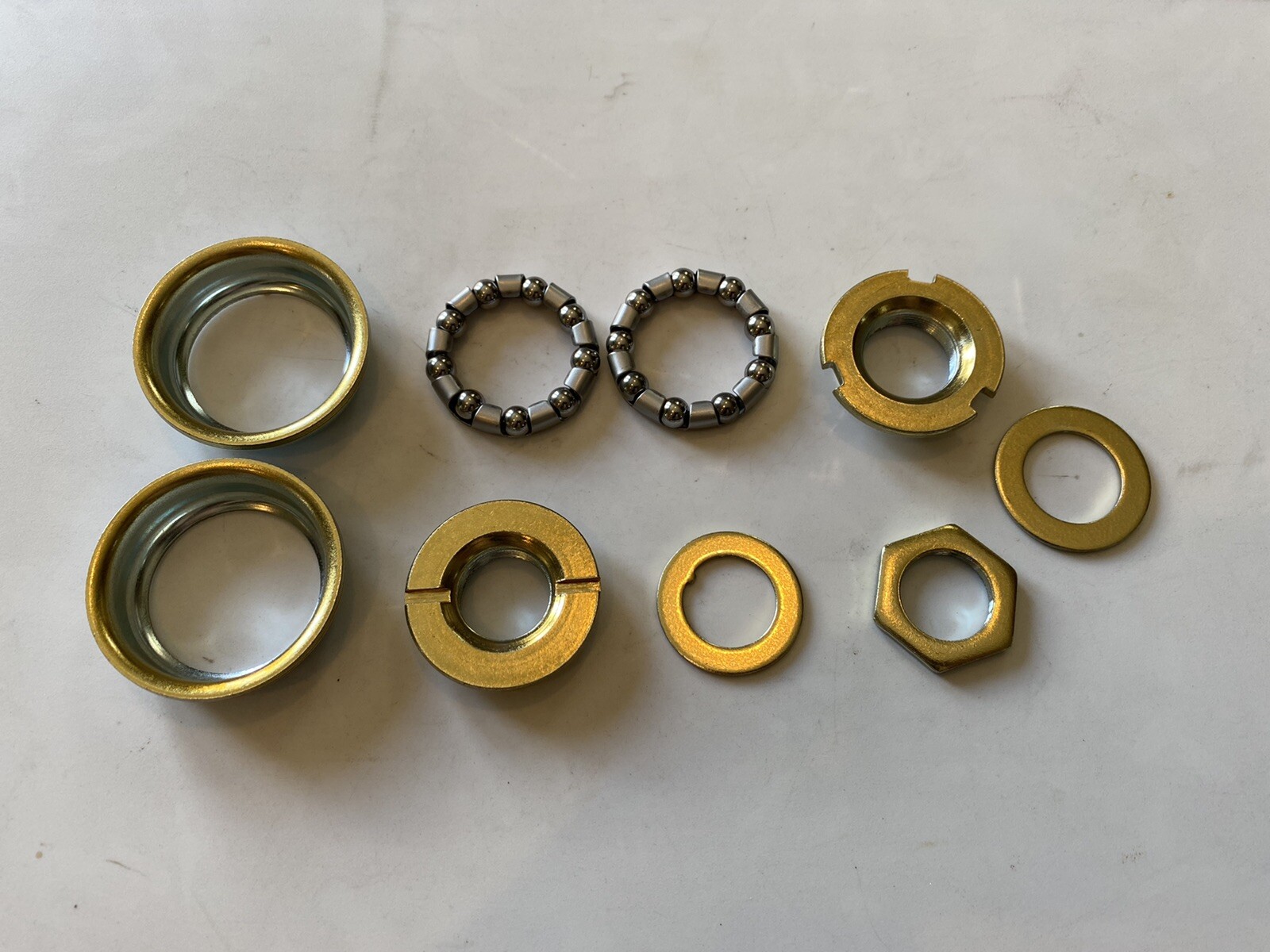 OLD SCHOOL BMX NEW TANGE AMERICAN BOTTOM BRACKET GOLD 24T 1 piece crank tioga