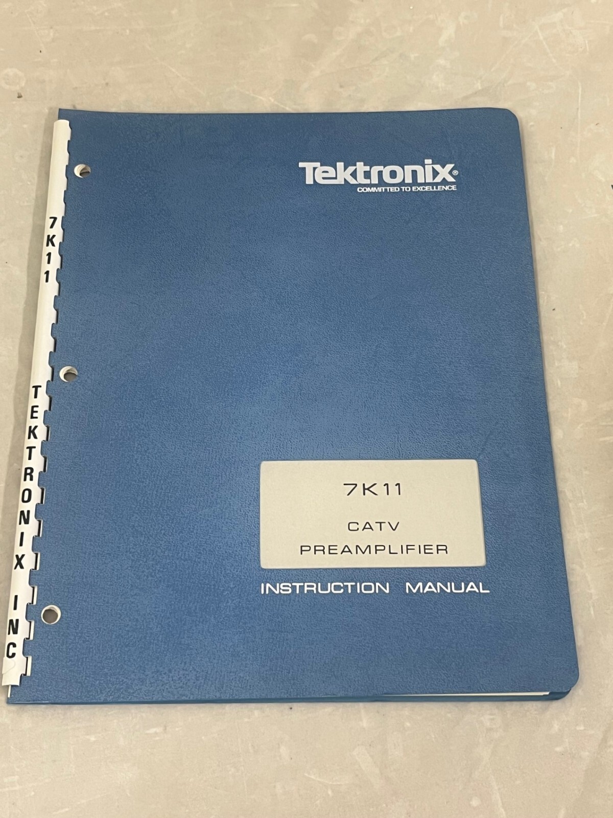 Tektronix 7K11 CATV Preamplifier Instruction Manual 070-1664-00