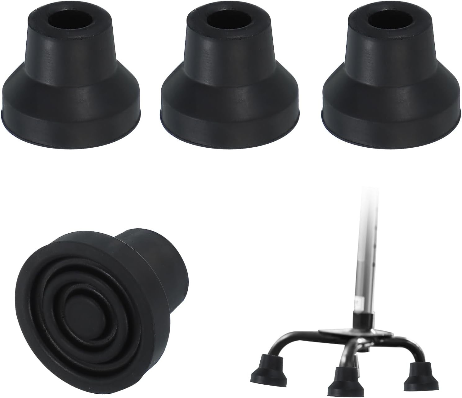 Quad Cane Tips, Walking Cane Accessories