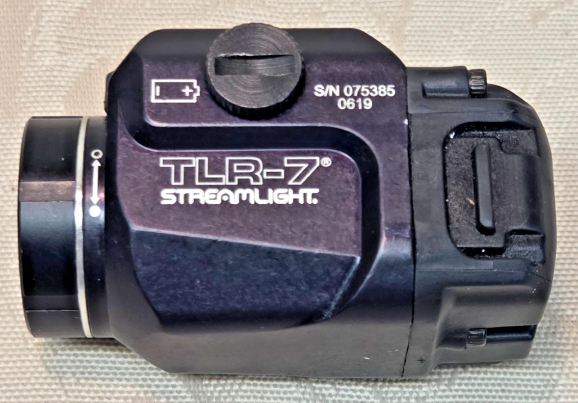 STREAMLIGHT TLR-7 Weapon Mounted Light.  Used In Good Condition. 385