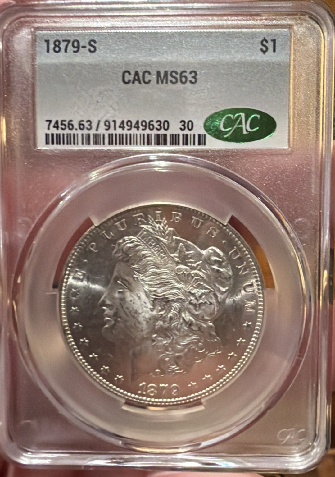 1879 S CACG MS63 Morgan Silver Dollar a Stunner! 💥Priced to Sell💥
