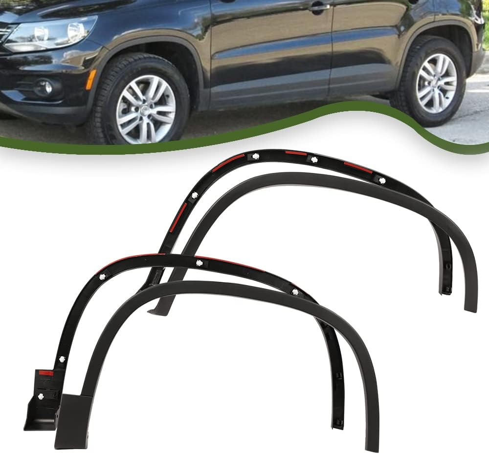 Fender Flares 4PCS Factory Style Wheel Arch Molding for VW Tiguan 2012-2018