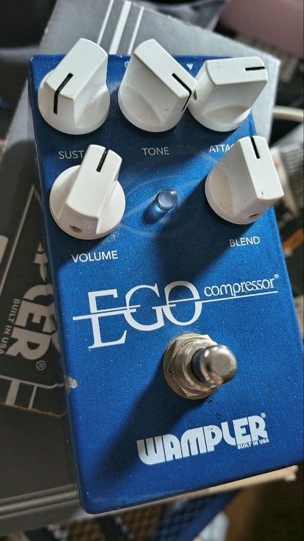 Wampler EGO Compressor Guitar Effects Pedal with Box and Manual