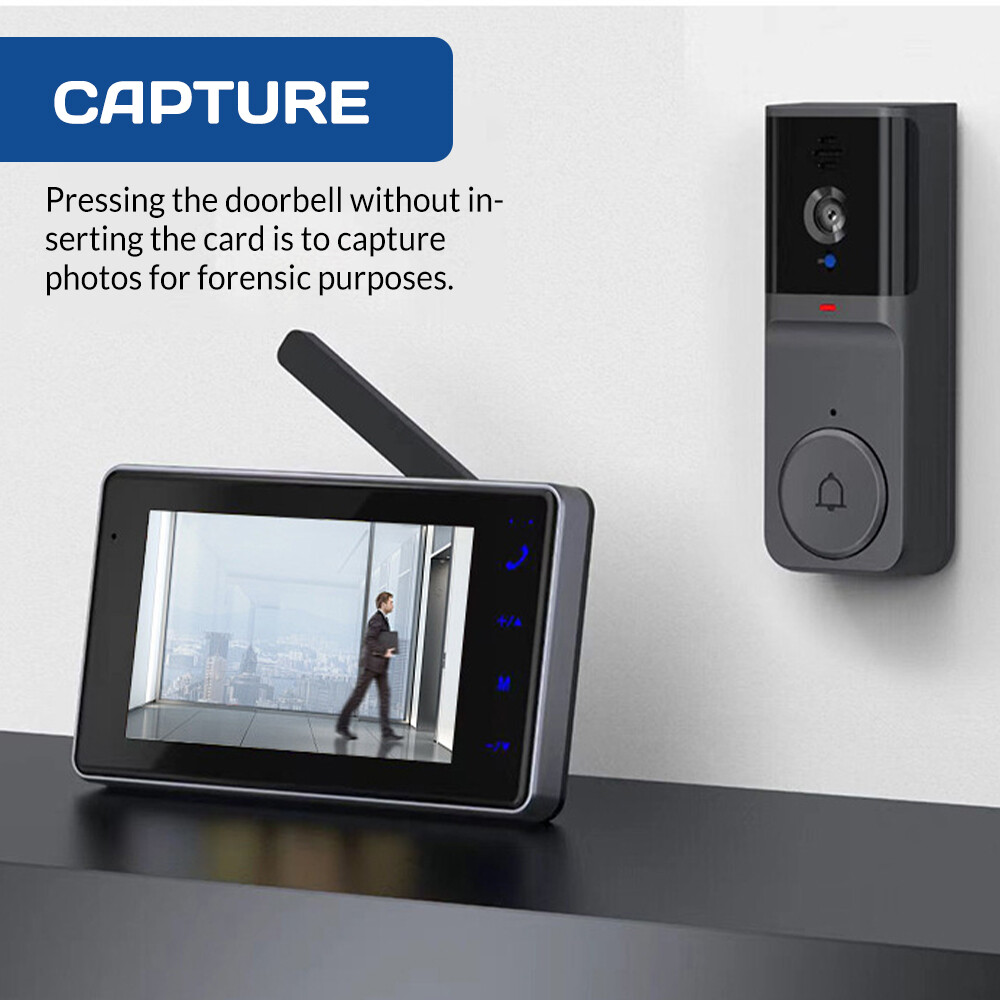 Video Wireless Doorbell Smart Door Intercom Camera Bell Security US