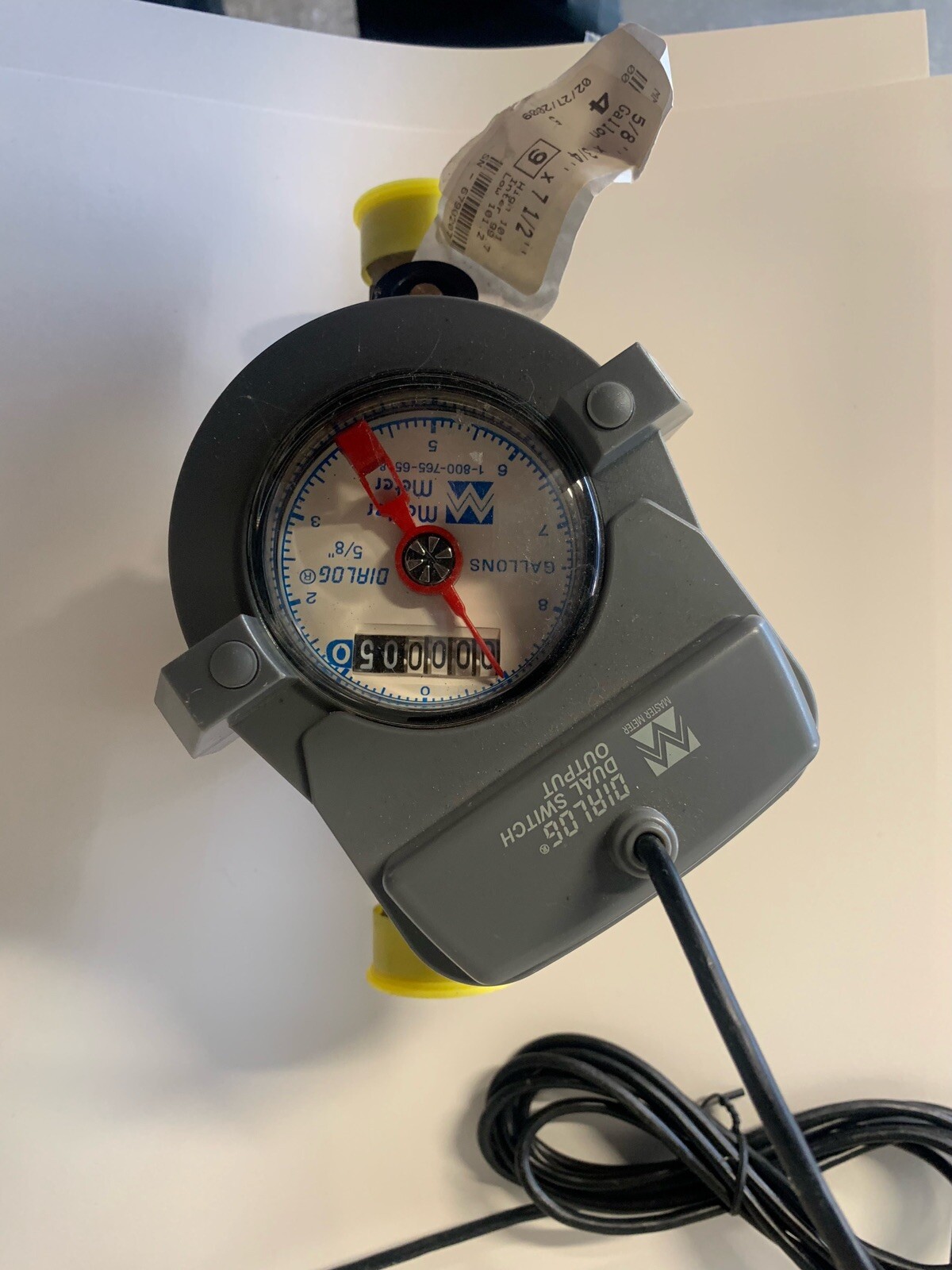 Master Meter 5/8 x 3/4in Bronze Body Gallon Meter