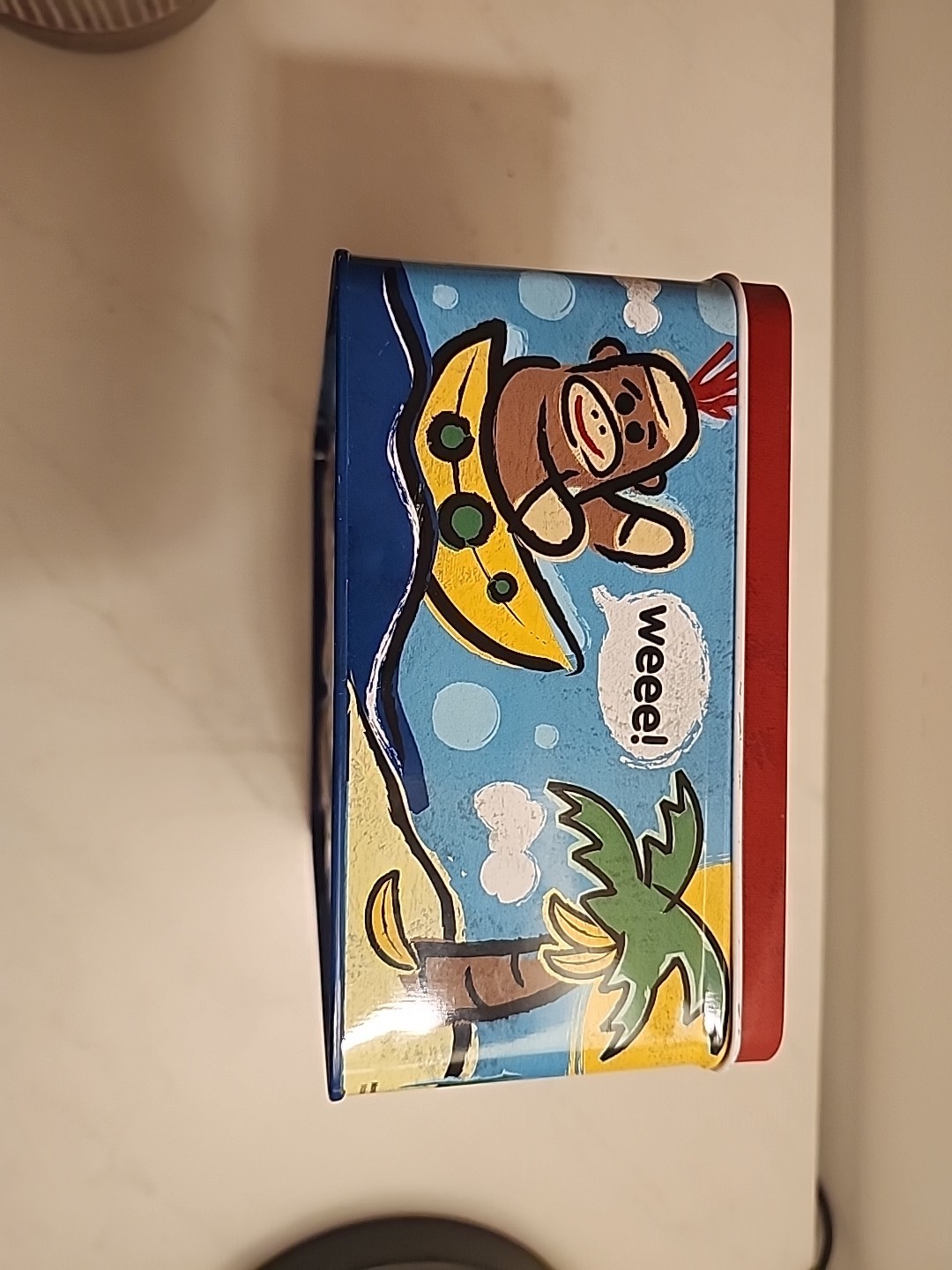 Sock Monkey Lunch Box or Keepsake Box by Schylling
