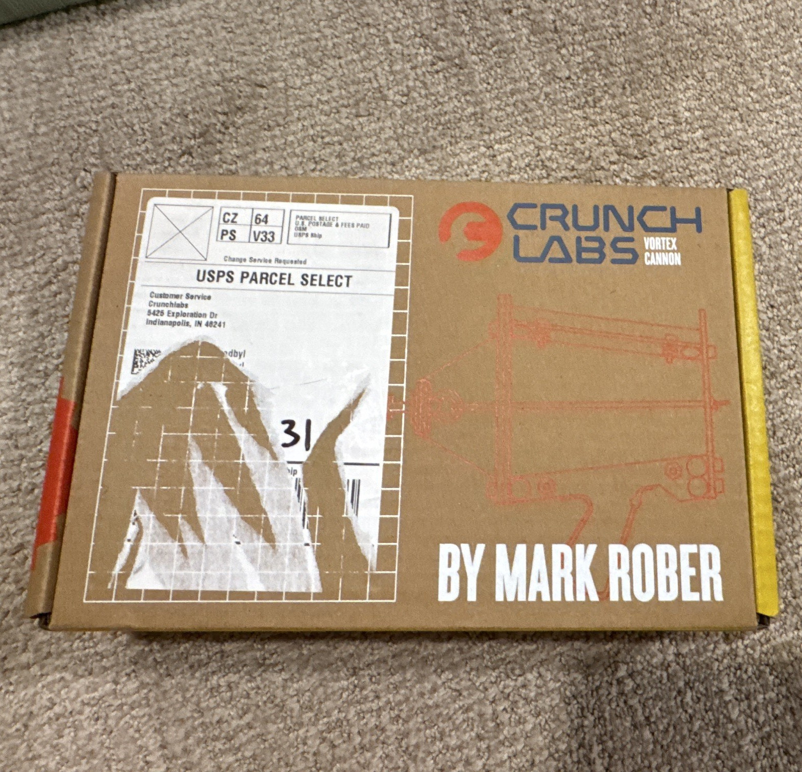 CrunchLabs Vortex Cannon Build Box Kit Mark Rober Ages 8+ 2024 CL-0100024