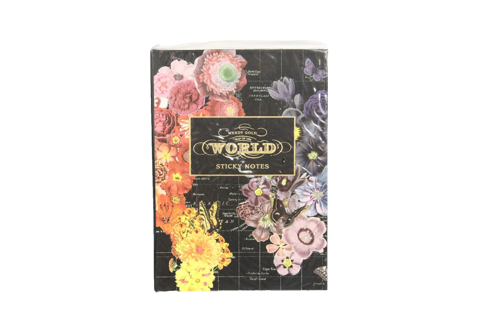 Galison Sticky Note Set NEW Women Stationery Gift Butterflies Colorful Fowers